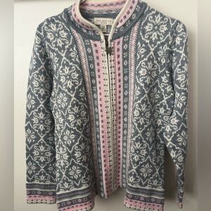 Appleseeds Nordic Sky Cardigan Medium Petite